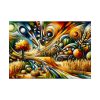 Harvest Theme Through Modern Art Styles Poster