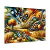 Harvest Theme Through Modern Art Styles Poster