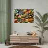 Harvest Theme Through Modern Art Styles Poster