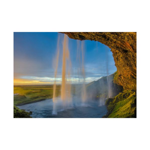 92409-235.jpg Waterfall on Cave Poster