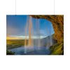 92409-236.jpg Waterfall on Cave Poster