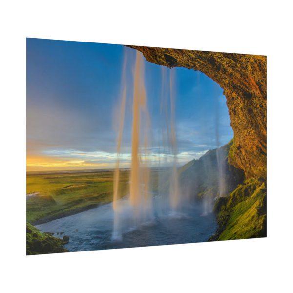 92409-237.jpg Waterfall on Cave Poster