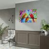 92409-254.jpg Three Red Parrot Tropical Birds Poster