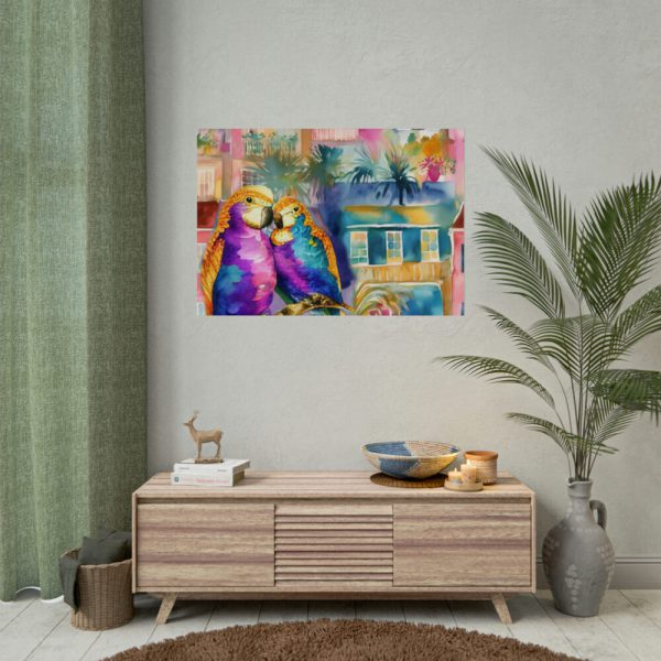 92409-258.jpg Cuba Havana Parrots Poster