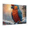 92409-262.jpg Parrot On A Snowy Branch Poster