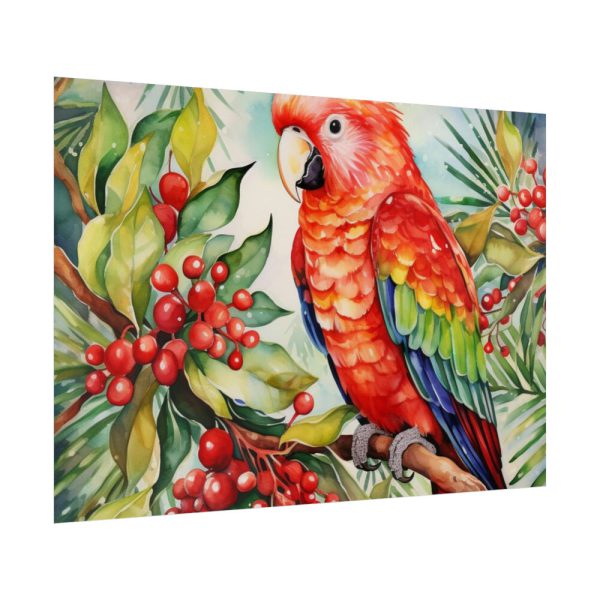 92409-267.jpg Branch Surrounded by Pine and Holly Berry Poster