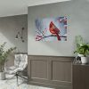 Red Cardinal Bird Winter Poster