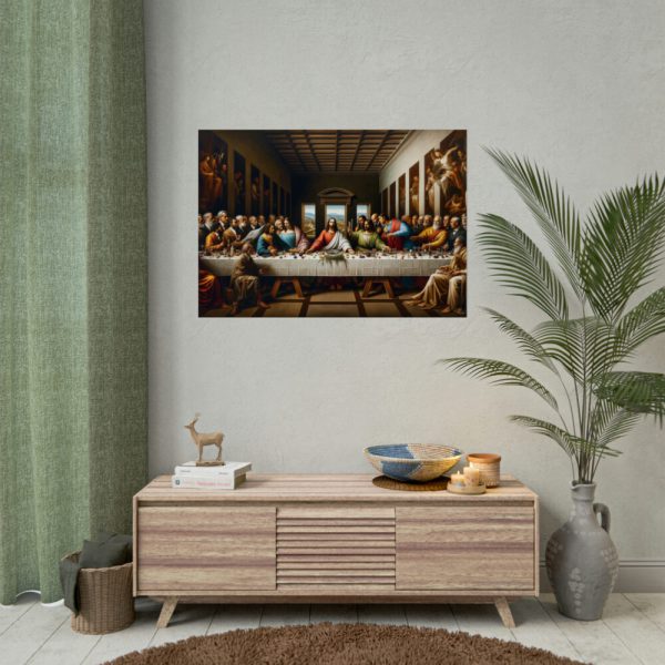92409-278.jpg Leonardo da Vinci's The Last Supper World Leaders From Historical Periods Poster