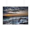 92409-296.jpg Waterfalls under the sky Poster