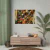 92409-303.jpg Macro Image Showcasing Detail of Fruits Grains and Vegetables Poster
