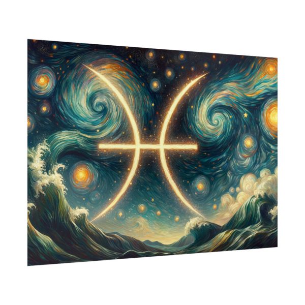 Zodiac Sign of Pisces Poster