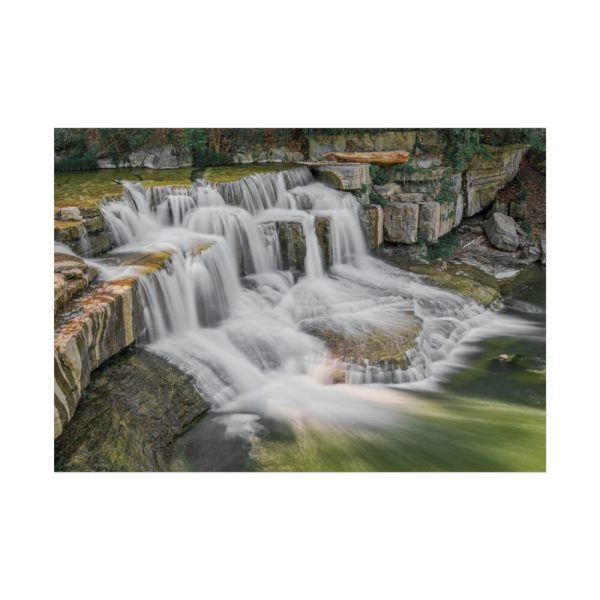 Falls on Taughannock Creek Poster