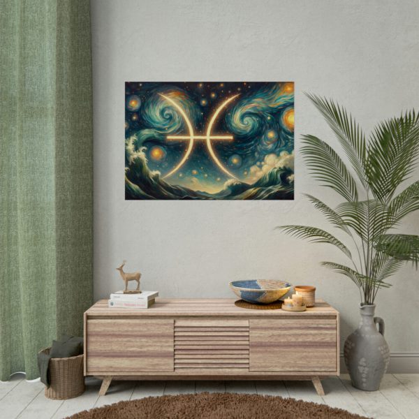 Zodiac Sign of Pisces Poster