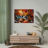 92409-338.jpg Autumn Waterfall Scene Poster