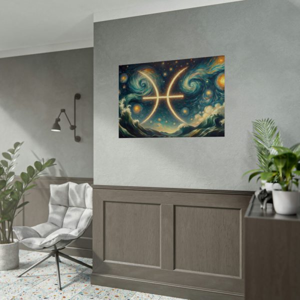 Zodiac Sign of Pisces Poster