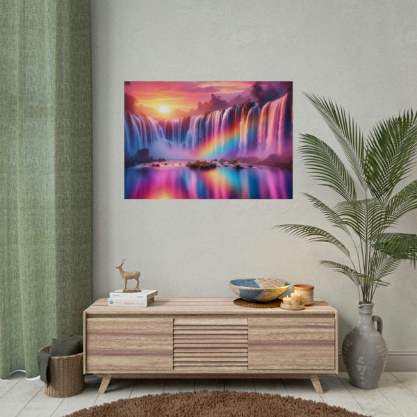 92409-348.jpg Colorful Waterfall Poster