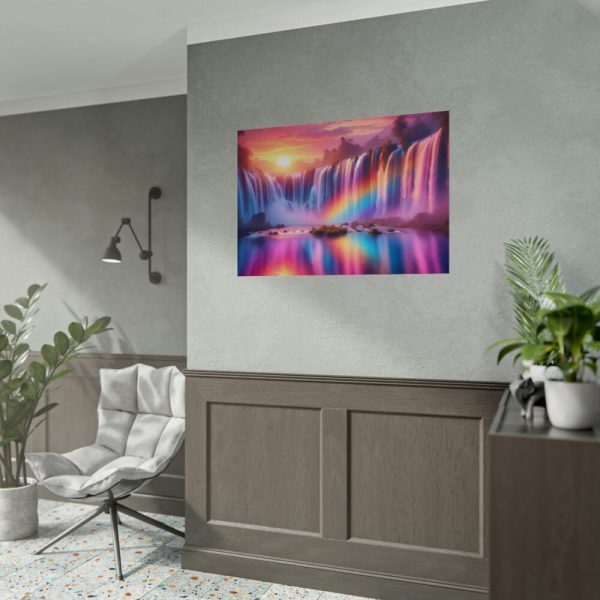 92409-349.jpg Colorful Waterfall Poster