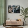 Grand Mountain Waterfall Poster