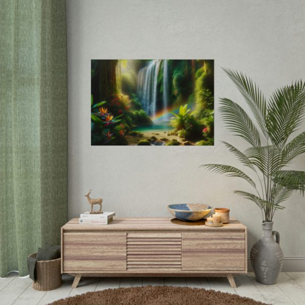 92409-363.jpg Tropical Paradise Waterfall Poster