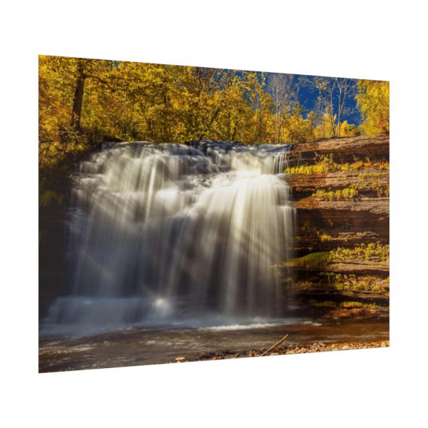 92409-382.jpg Waterfall in Autumn Poster
