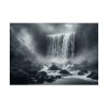 92409-395.jpg Waterfall on Rainy Day Poster