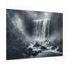 92409-397.jpg Waterfall on Rainy Day Poster