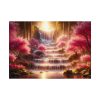 92409-405.jpg Waterfall in Rose Scenery Poster