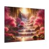 92409-407.jpg Waterfall in Rose Scenery Poster