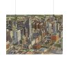Recent Skyline View of Houston Poster