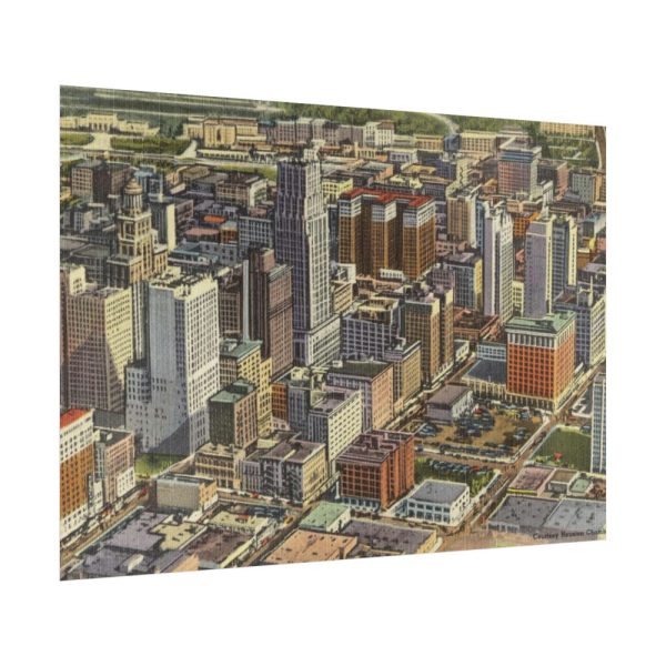 Recent Skyline View of Houston Poster