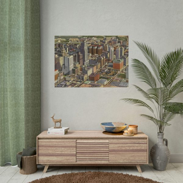 Recent Skyline View of Houston Poster