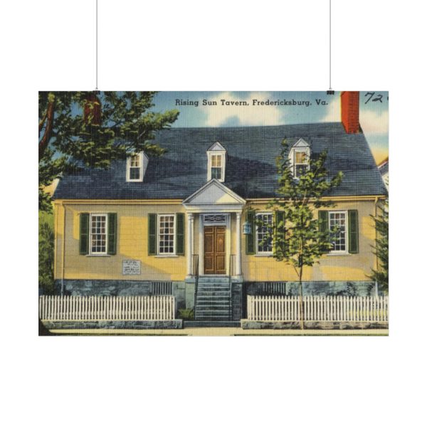 92409-421.jpg Rising Sun Tavern, Fredericksburg Poster
