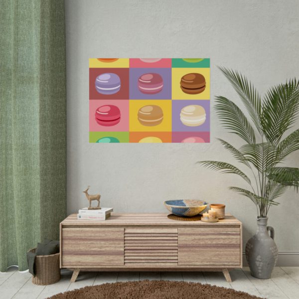 Macarons Pop Art Poster