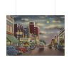 Nash Street at Night, Wilson Poster