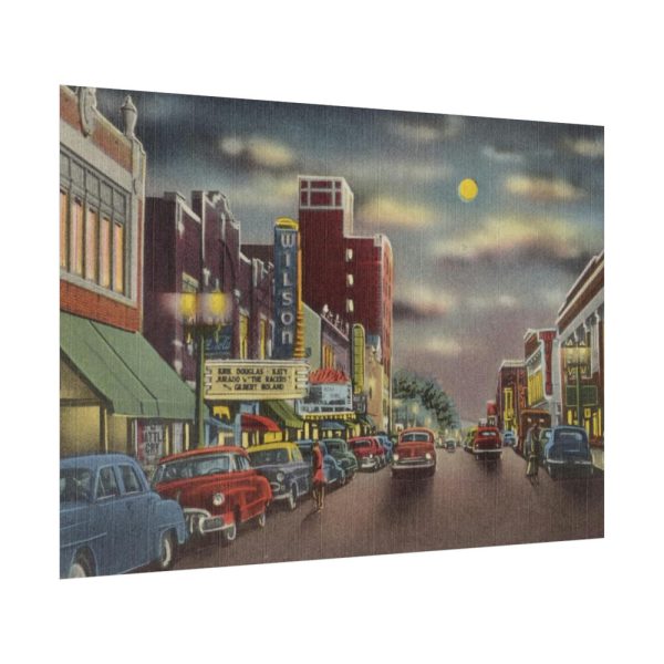 Nash Street at Night, Wilson Poster