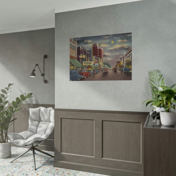 Nash Street at Night, Wilson Poster