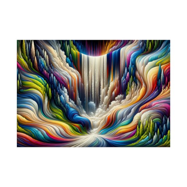 92409-480.jpg Abstract Art Piece of Waterfall Poster