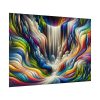 92409-482.jpg Abstract Art Piece of Waterfall Poster