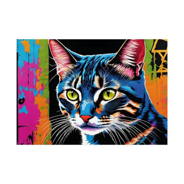 Cat Pop Art Illustration Poster
