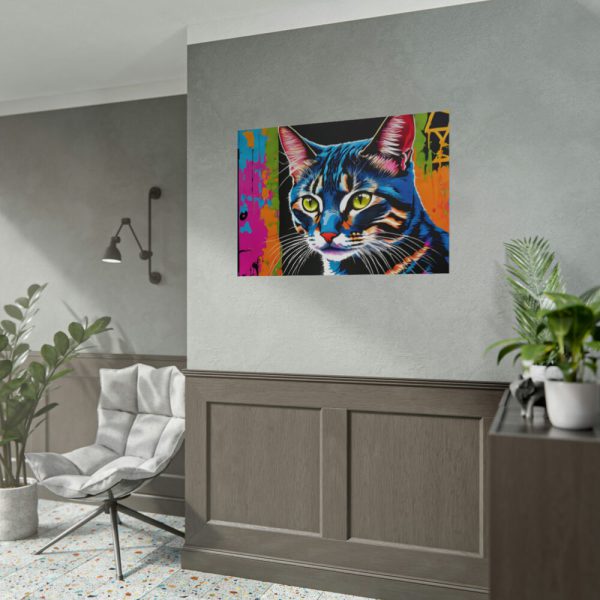 Cat Pop Art Illustration Poster