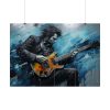 92409-501.jpg Man Playing Electric Guitar Art Poster