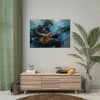 92409-503.jpg Man Playing Electric Guitar Art Poster