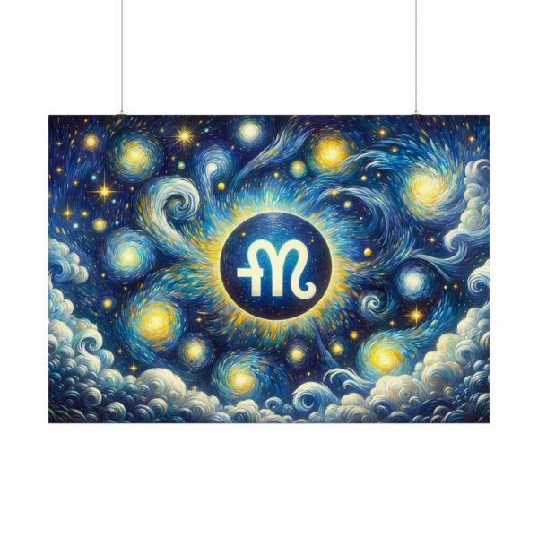 92409-51.jpg Zodiac Sign of Capricorn Poster