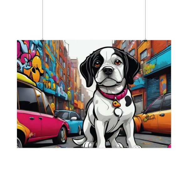 92409-511.jpg Cartoon Dog Art Illustration Poster