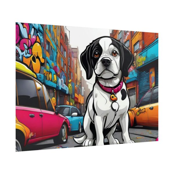92409-512.jpg Cartoon Dog Art Illustration Poster