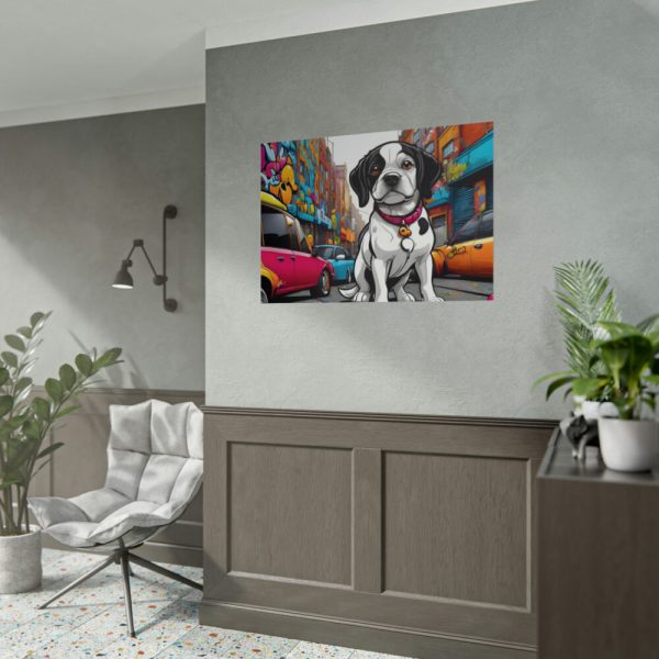 92409-514.jpg Cartoon Dog Art Illustration Poster