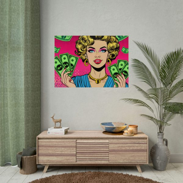 92409-528.jpg Girl With Money Poster