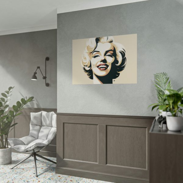 92409-539.jpg Marilyn Monroe Capturing Iconic Presence And Charisma Poster