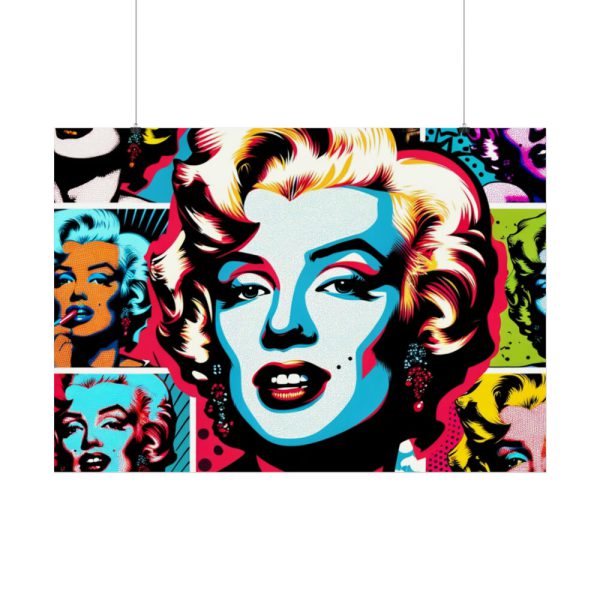 Marilyn Monroe's Iconic Presence and Charisma Poster