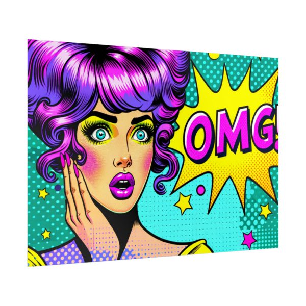 OMG Comics Abstraction Poster